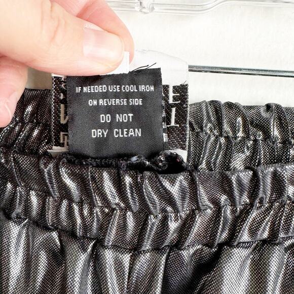 Vintage L Rothschild Night Life for Lilli Ann Metallic Pull on Pants Retro Small - Picture 9 of 13